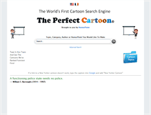 Tablet Screenshot of perfectcartoon.com